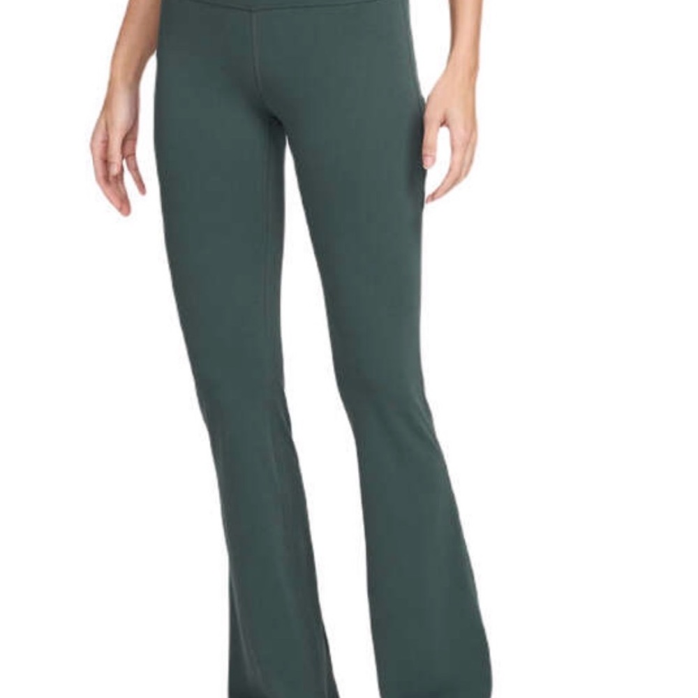 2 pair Nike Women's Dark Green & Dusty Violet Flare Pants